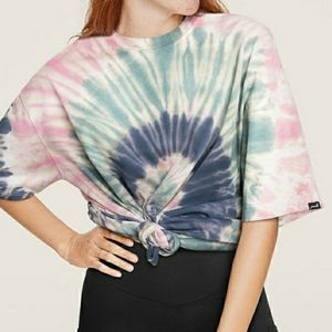 PINK VS Tie-Dye Tee - One Size